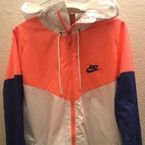 Nike Sportswear Mens White Running Jacket Sz M